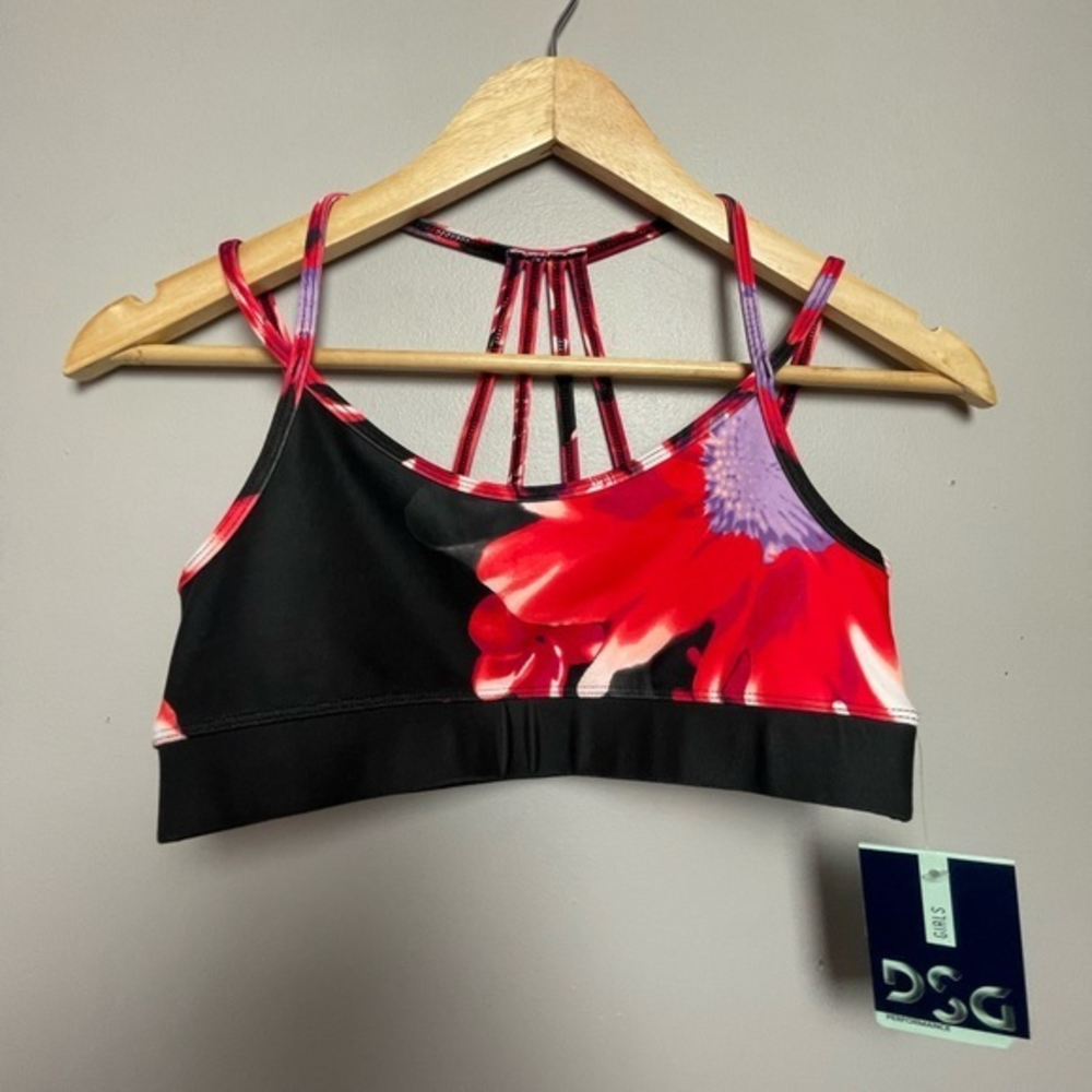DSG Performance Strappy Bra‎ Tossed Floral